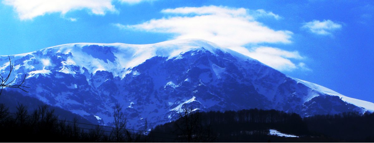 Северния Джендем - общ изглед от с. Видима (сега квартал на гр. Априлци)
