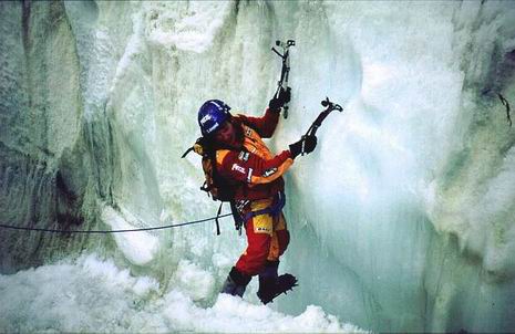 По време на изкачване - Меру пик