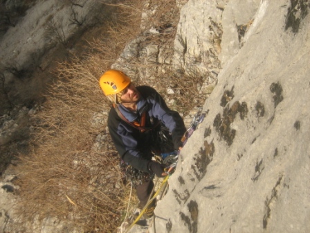 Сн. 2: Стоян Мулето води 4-о въже.