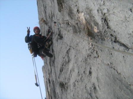 Сн. 5: Васко по пасажа на 7-о въже