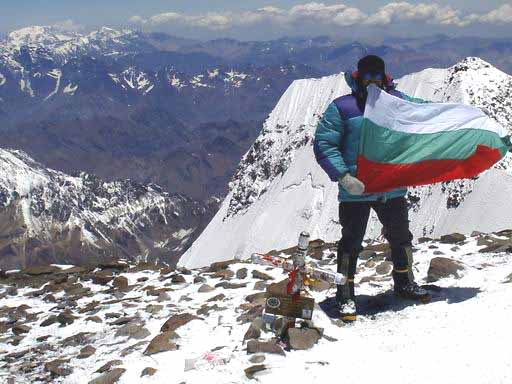 Боян Петров изкачи Аконкагуа, 6960 м