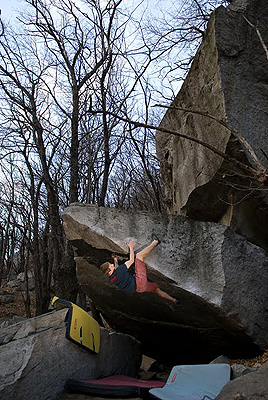 Най-трудният боулдър в стил flash