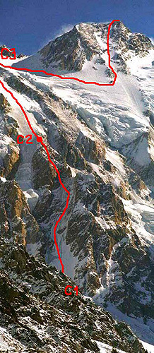 Към зимен Броуд пик през Нанга Парбат