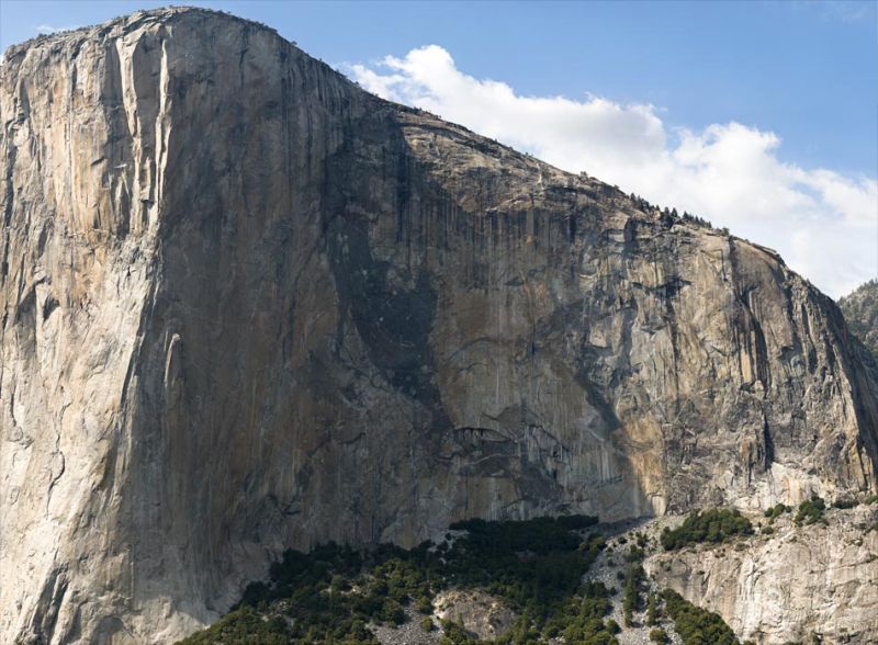 Карта на скалите, от които е изграден Ел Кап