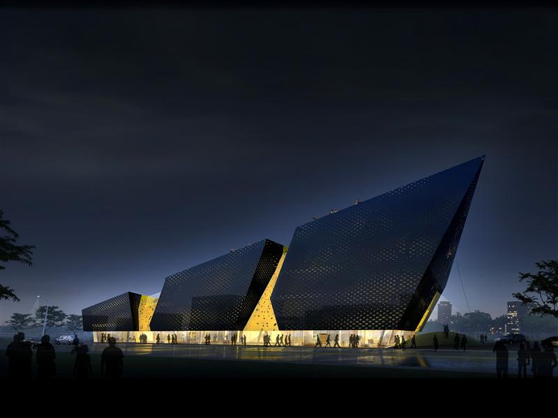 Проектът Collider за спортен център на Walltopia