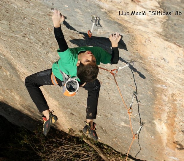 10-годишният Люк Масия изкачи “Sílfides” – своето първо 8b