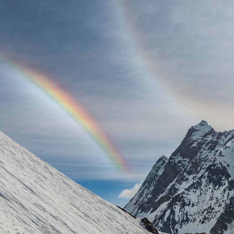 Необикновена гледка на К-2 