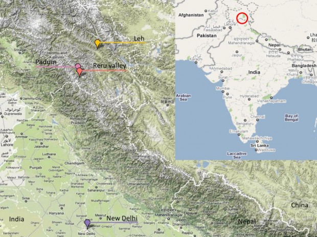 Словенски премиери в Индийските Хималаи