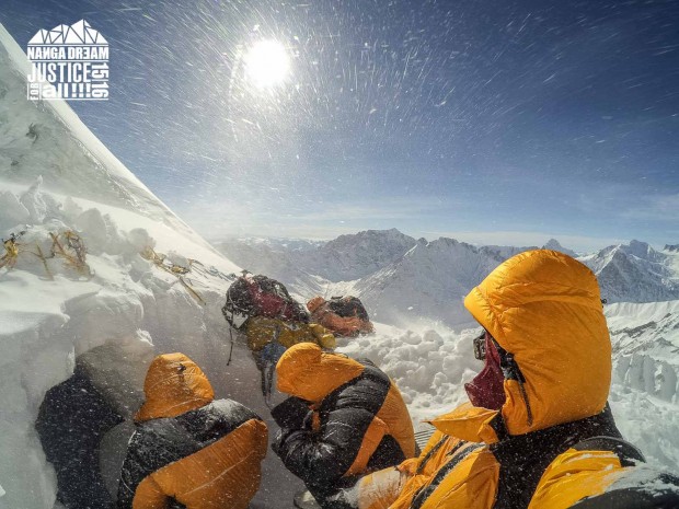 Нанга Парбат – 7500 м на Рупалската стена,  лагер 3 по Кинсхофер