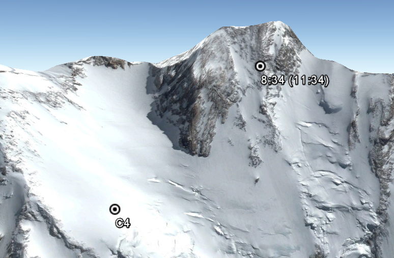 В ход е атаката на Нанга Парбат