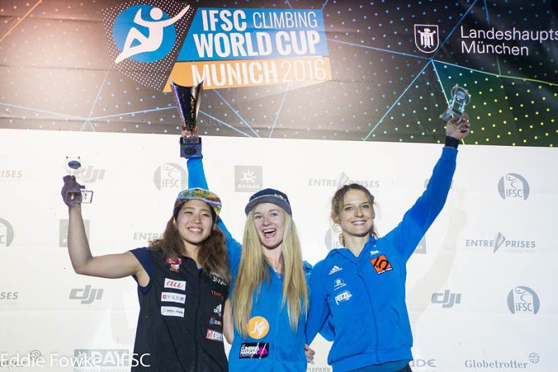 Боулдъринг – носители на Световната купа за 2016 г. са Шона Кокси и Томоа Нарасаки