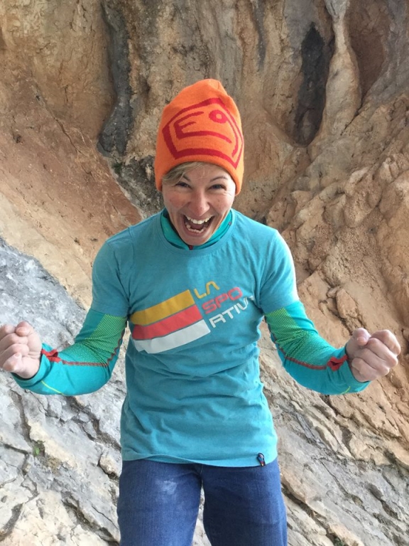 Винаги усмихната и винаги фъв форма – Мюриел Саркани на “La Rubia” (8c+)