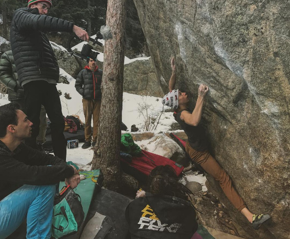 Изабел Фас е първа сред боулдър-катерачките