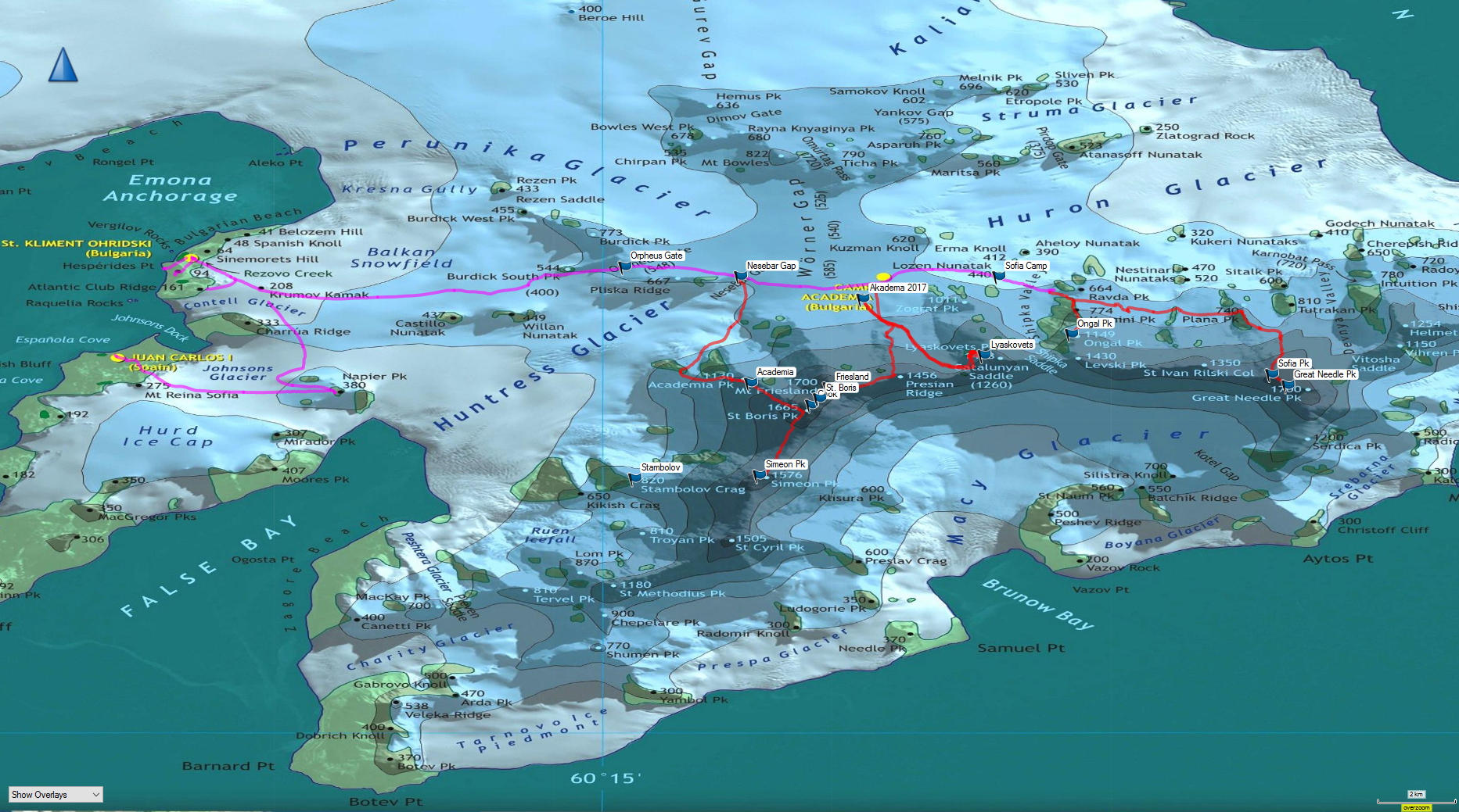 Върховете на Тангра планина 2016/2017 - отчет