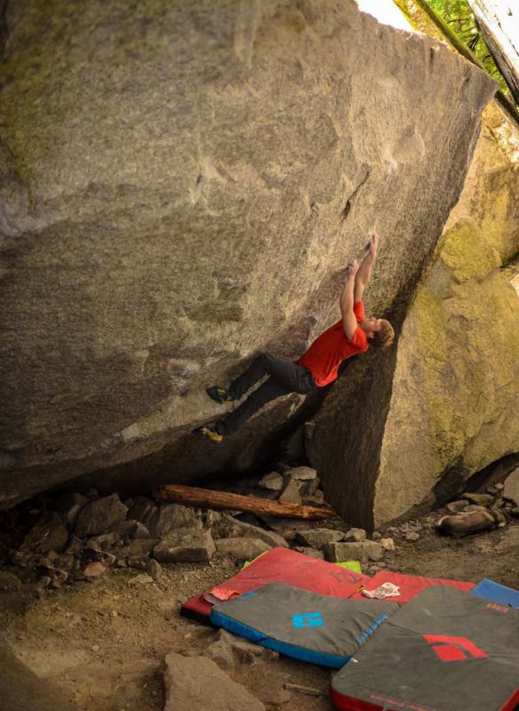 “Невероятен боулдър! Заслужаваше си да дойда в Скуомиш само заради него!” 