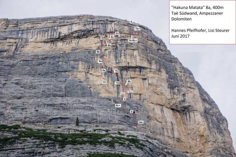 “Качеството на скалата по “Hakuna Matata”* е едно от най-добрите в целите Доломити” 