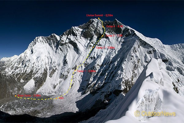 Южната стена на Лхотце отблъсна поредната атака, Сунг Таек Хонг не се отказва