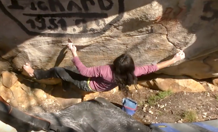 Шарл Албер с 9A боулдър?