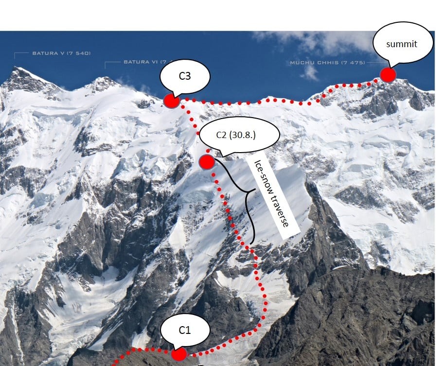 Лагер 3 за експедицията към Мучу Чхиш