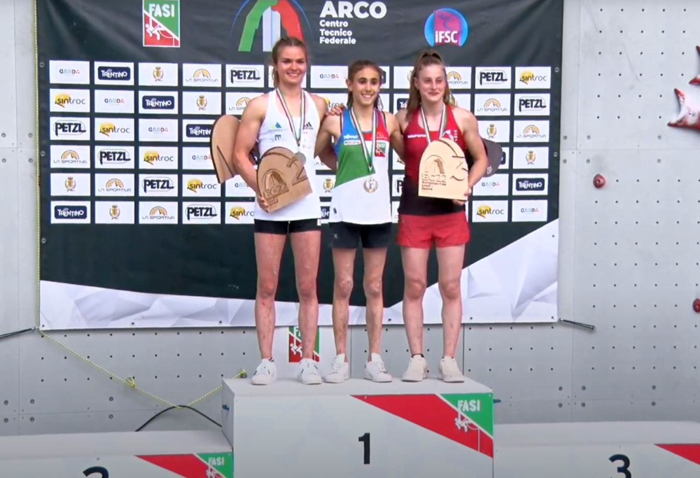 Алекс с подиум на Европейската купа в Арко!